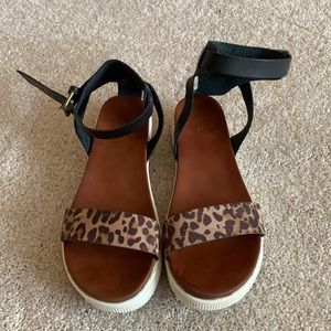 Cheetah sandals